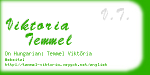 viktoria temmel business card